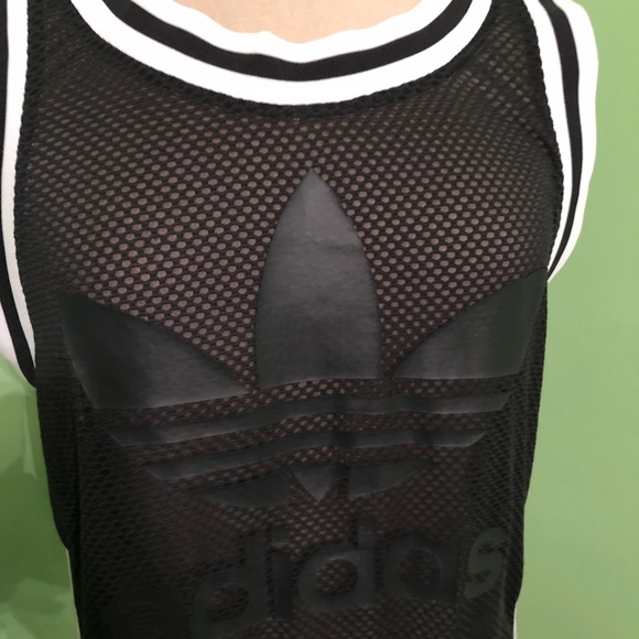 Adidas BB Black Mesh Tank Dress - Picture 2 of 6